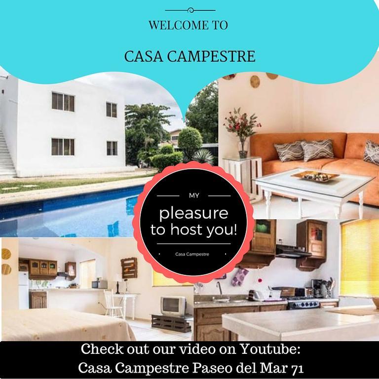 Casa Campestre Apartment Cancun Luaran gambar
