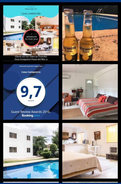 Casa Campestre Apartment Cancun Luaran gambar